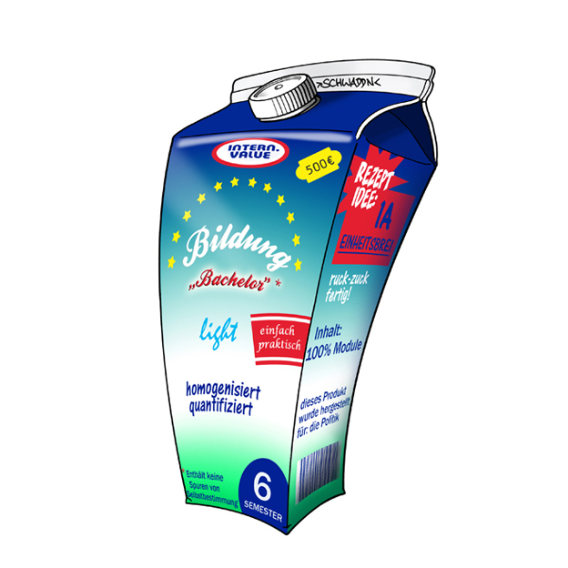 Ansprechende Illustration für Zeitung in Kiel